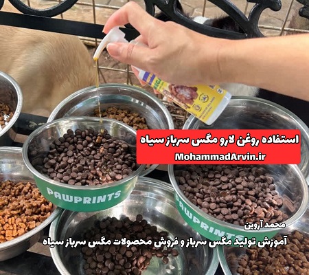 روغن لارو مگس سرباز سیاه Black Soldier Fly Oil